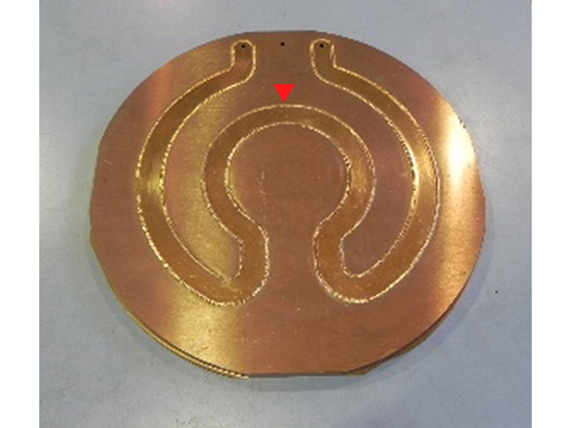 銅製水冷ジャケット