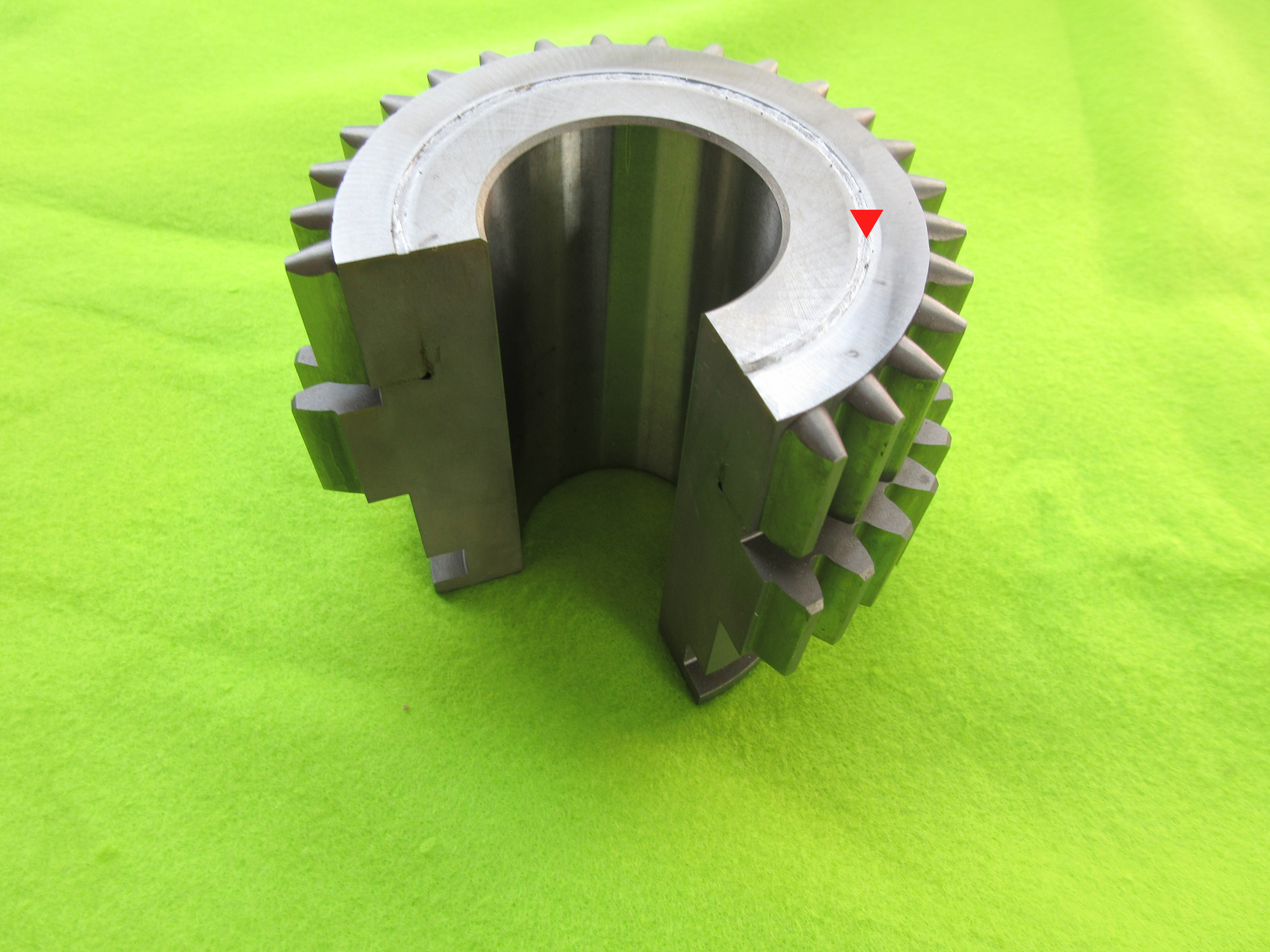 ２段歯車の電子ビーム溶接