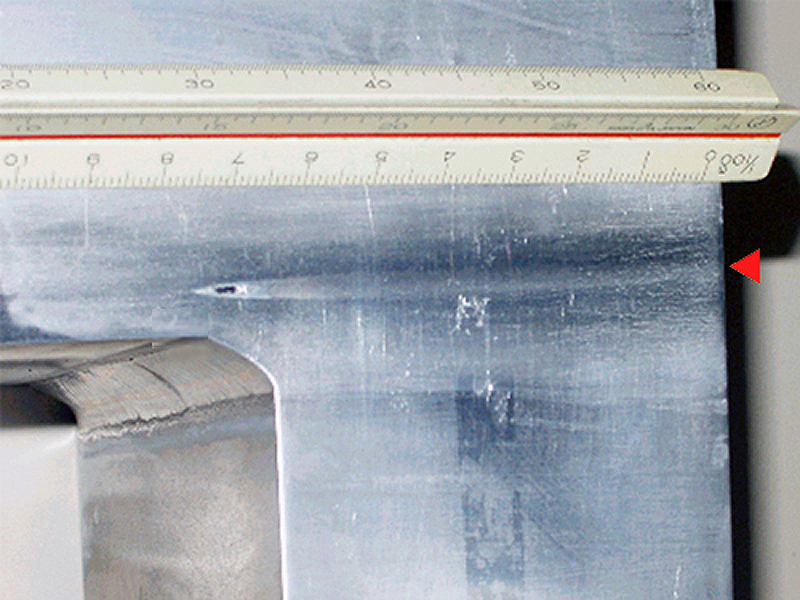 電子ビーム溶接 深溶け込み溶接～アルミニウム 70mm溶け込み溶接