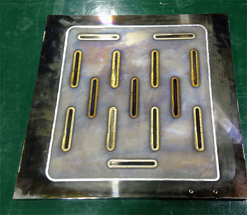 ステンレス製角型水冷ジャケット