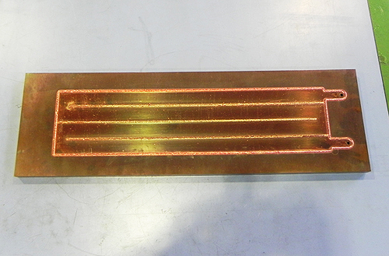 銅製角型水冷ジャケット